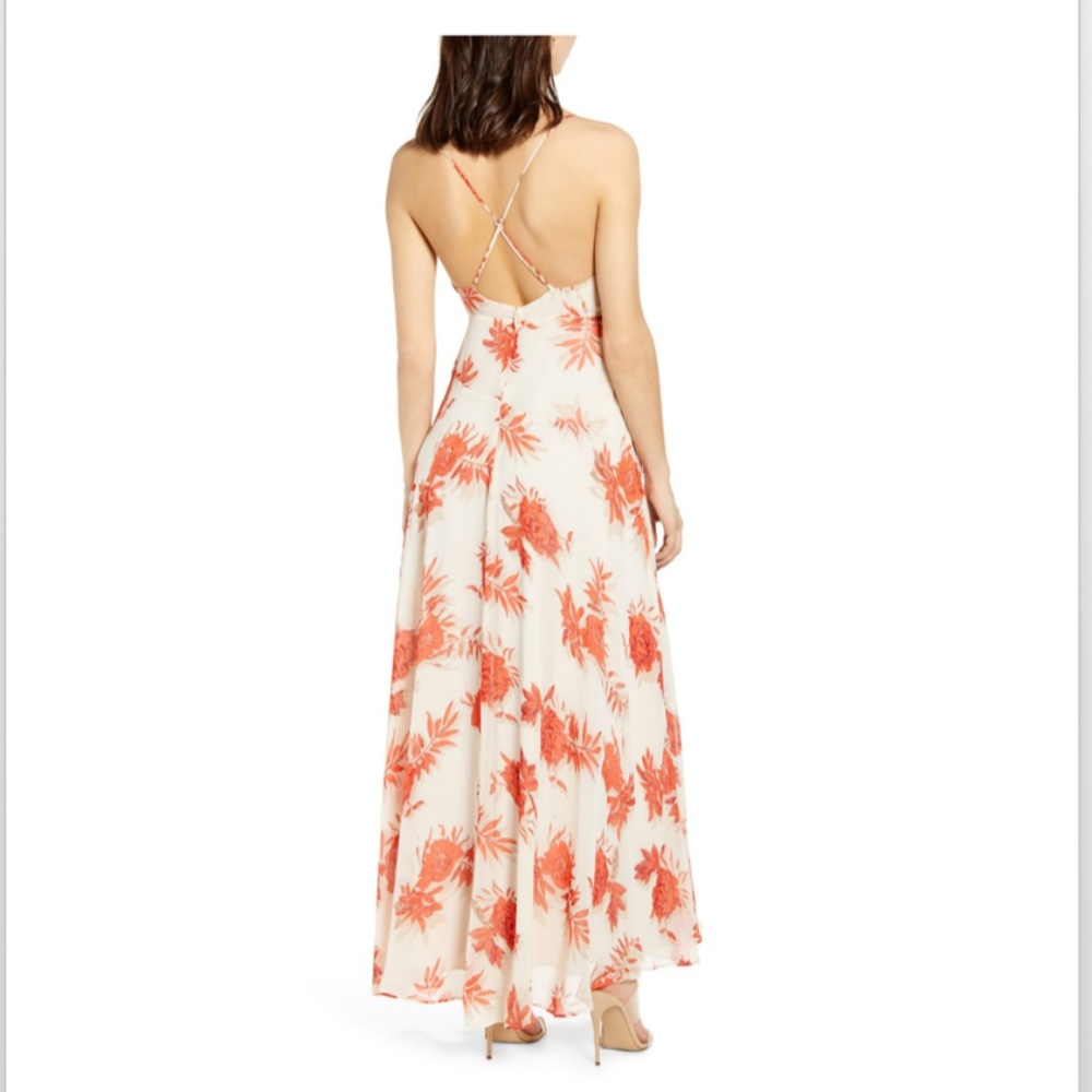 ASTR Floral Ruffle Detail Maxi Dress - Picture 2 of 3